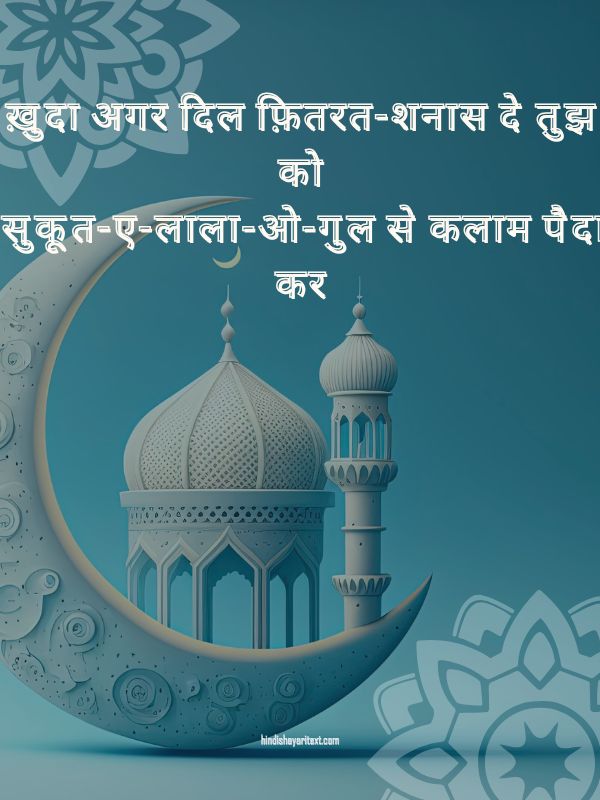 Allama Iqbal Islamic Shayari In Hindi