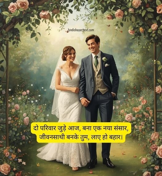 best shadi ki shayari in hindi, romantic wedding shayari, latest shadi shayari, dulha dulhan love shayari, emotional marriage shayari lines, hindi wedding quotes for cards and wishes