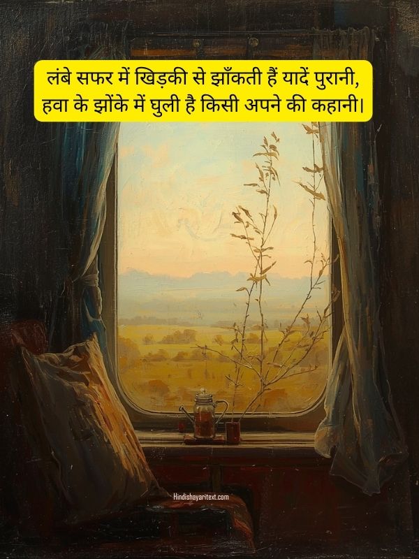 long drive shayari in hindi with romantic and emotional lines about safar, raat ka drive, tanha raaste aur yaadein