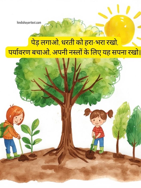 nature quotes in Hindi with beautiful mountain landscape and inspirational Hindi quotes about nature beauty
